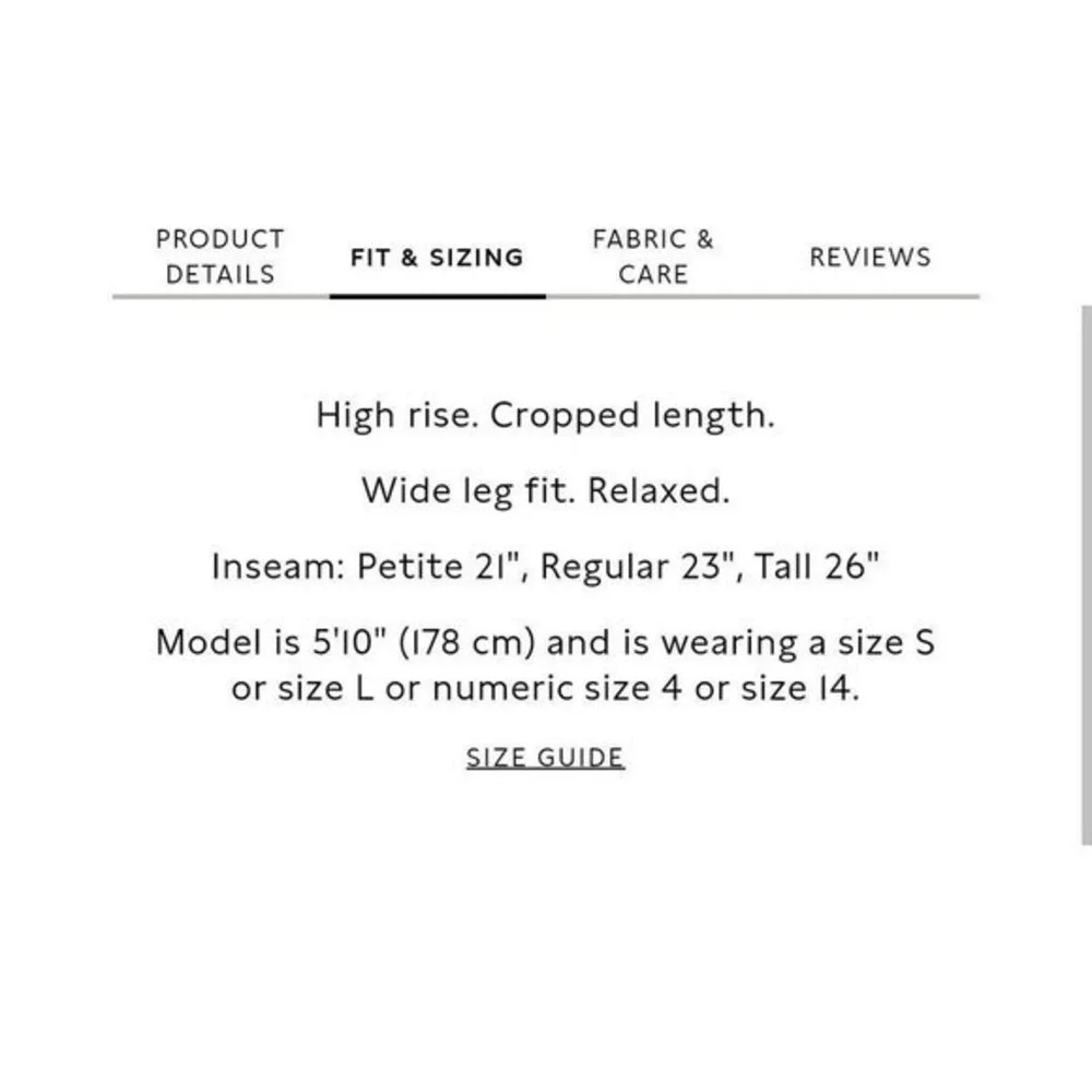New Banana Republic Pants Small Linen Blend Cropped Flowy Wide Leg Black Pull On